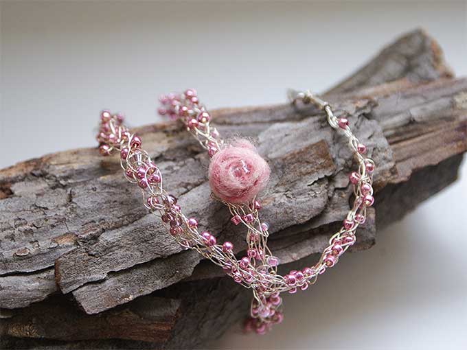 Armband 'rose'