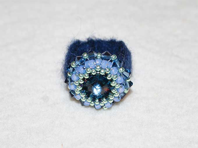 Ring 'round wishes' blau